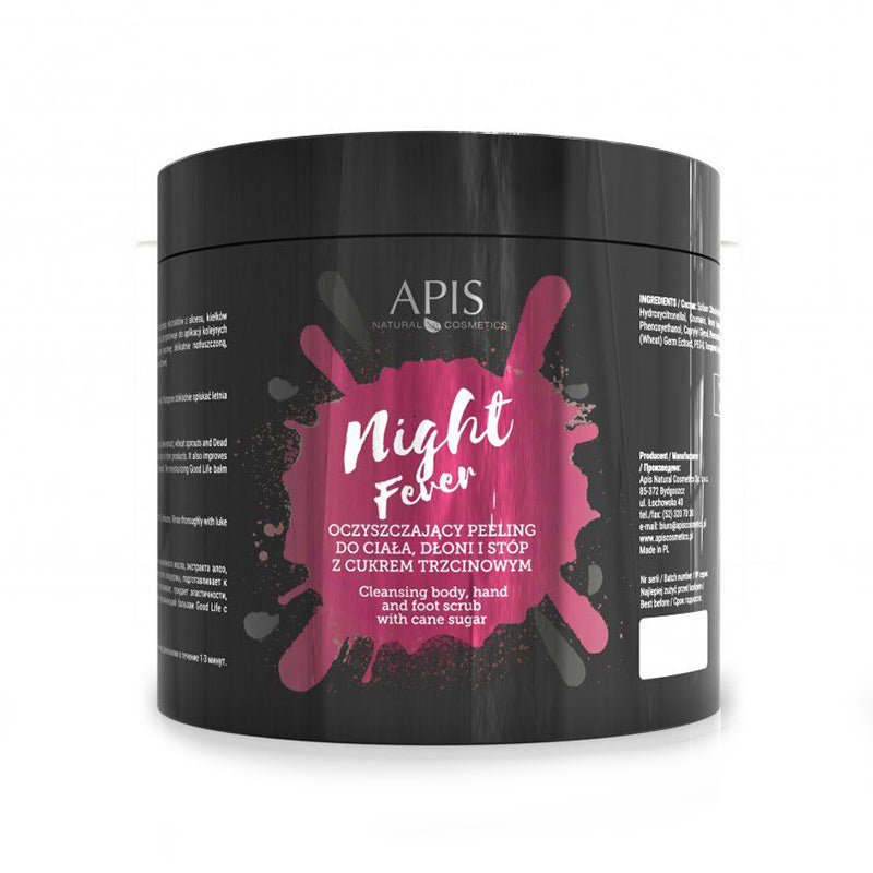 Apis night fever rensende peeling til krop, hænder og fødder, 700 g