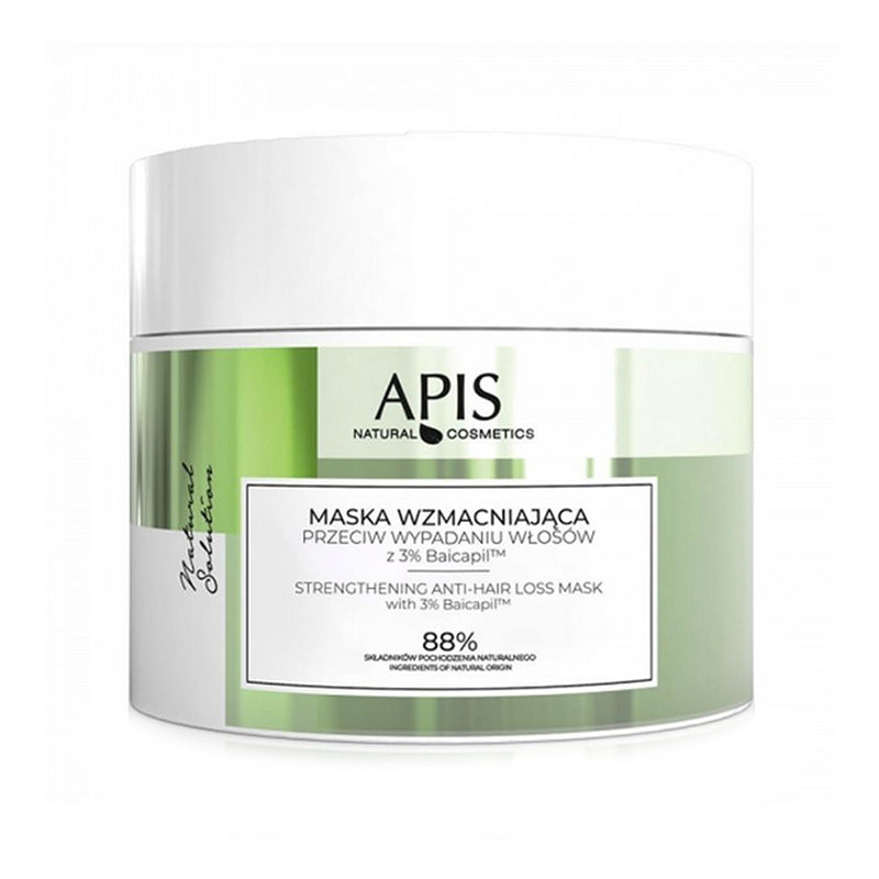 Apis naturlig opløsning, styrkende maske mod hårtab med 3% baicapil, 200 ml