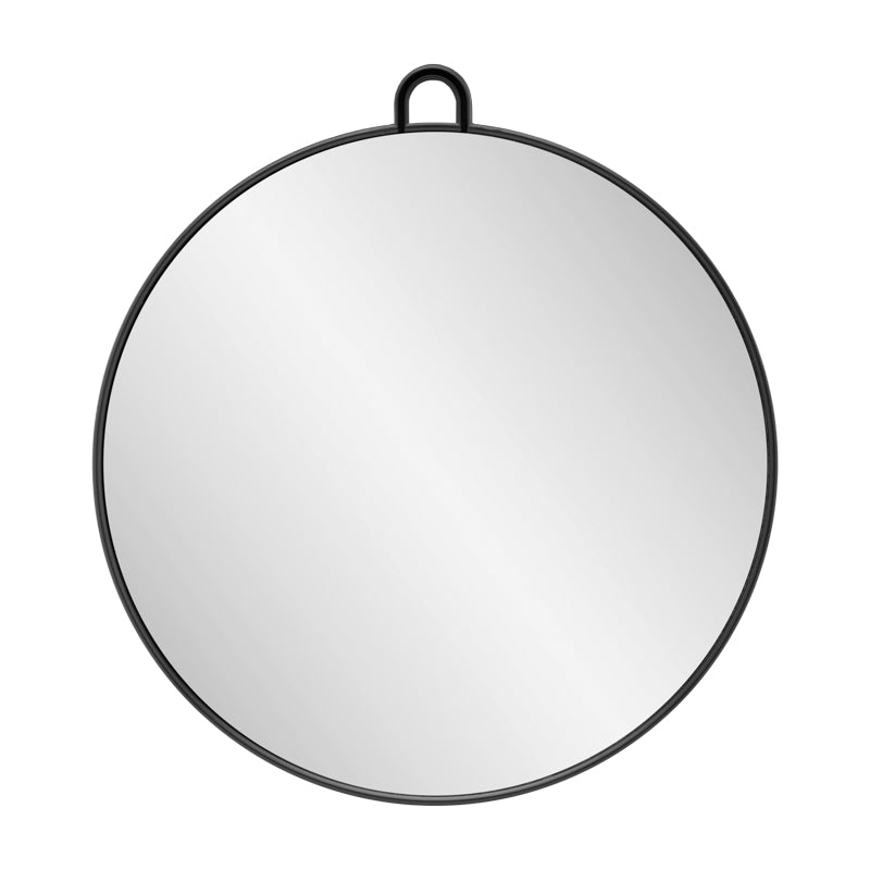 Rundt frisørspejl Q-29 sort - Next Cosmeitcs