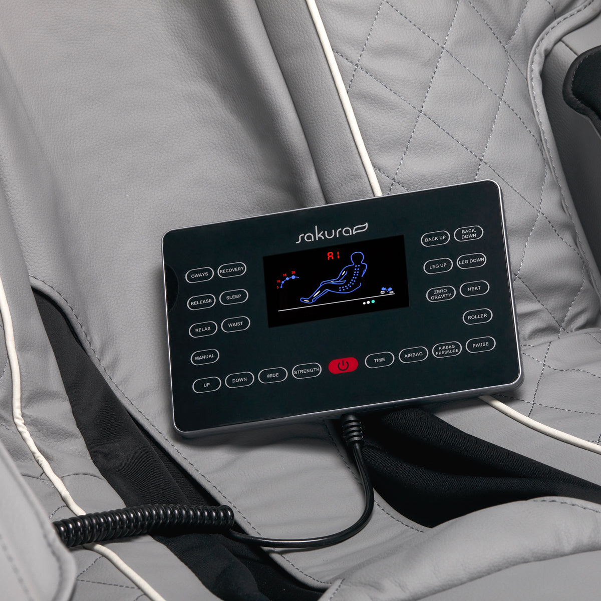 Sakura Comfort Plus 806 massagestol grå