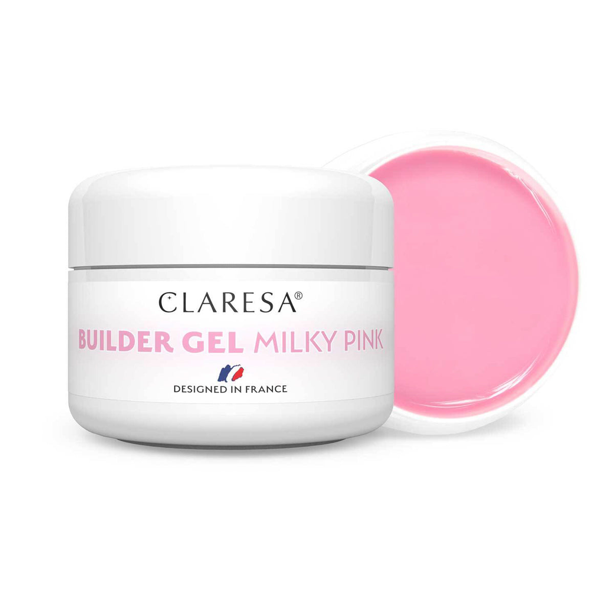 CLARESA BUILDER GEL Milky Pink -15 g - Next Cosmeitcs