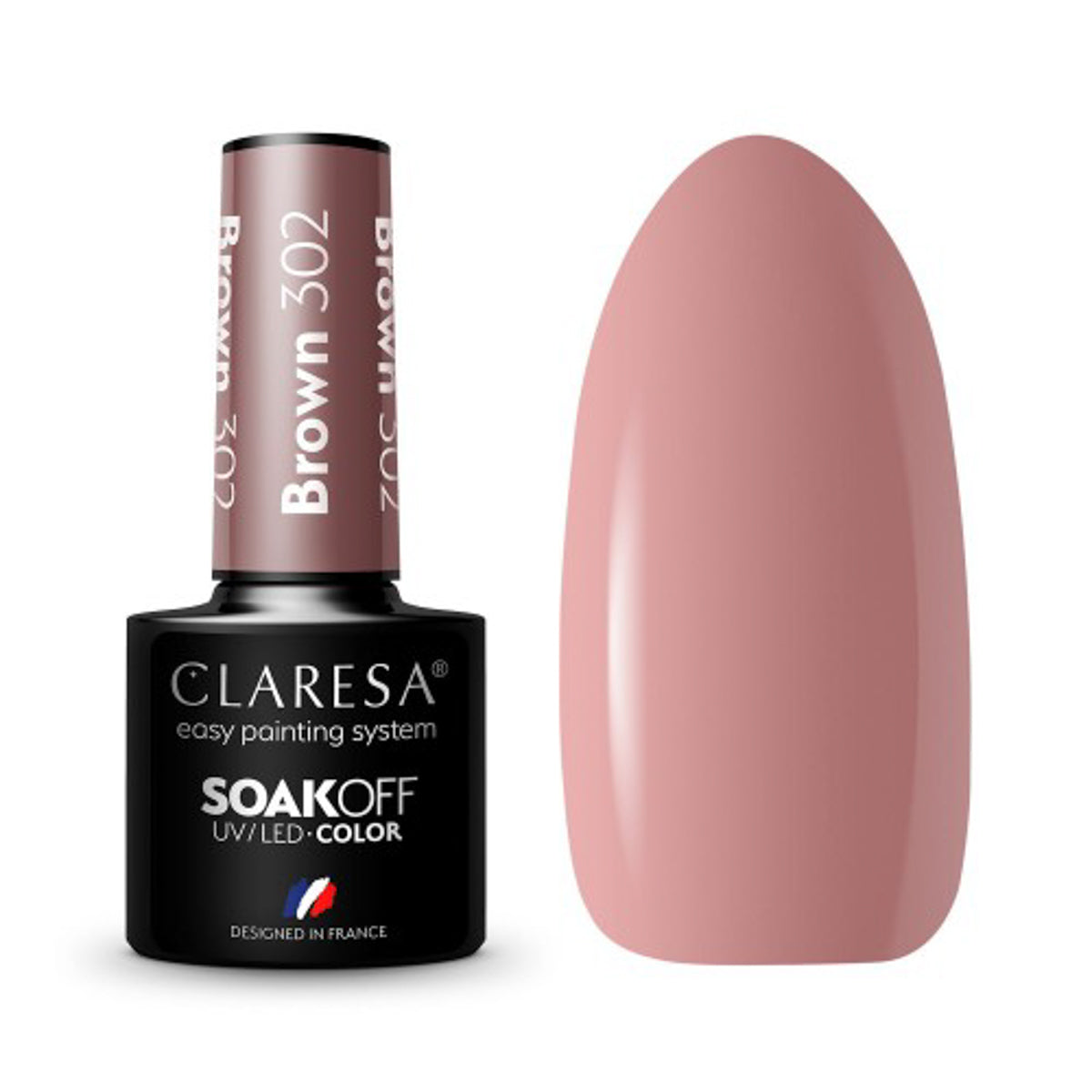 CLARESA Hybrid lak BRUN 302 -5g - Next Cosmeitcs