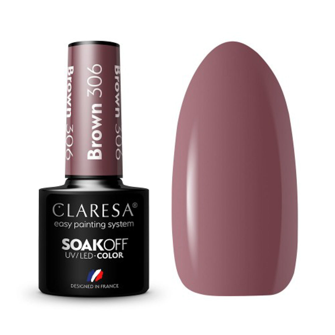 CLARESA Hybrid lak BRUN 306 -5g - Next Cosmeitcs