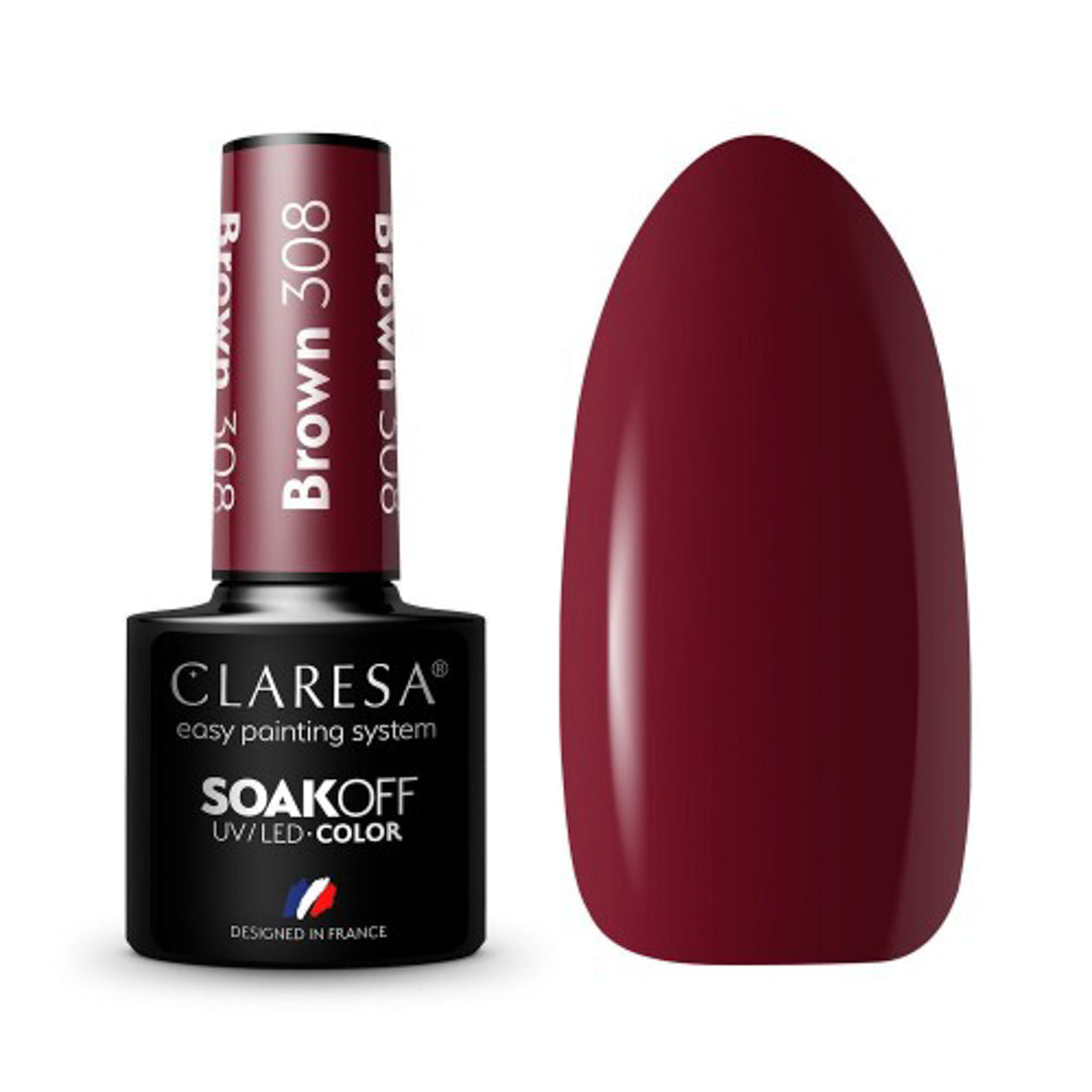 CLARESA Hybrid lak BRUN 308 -5g - Next Cosmeitcs