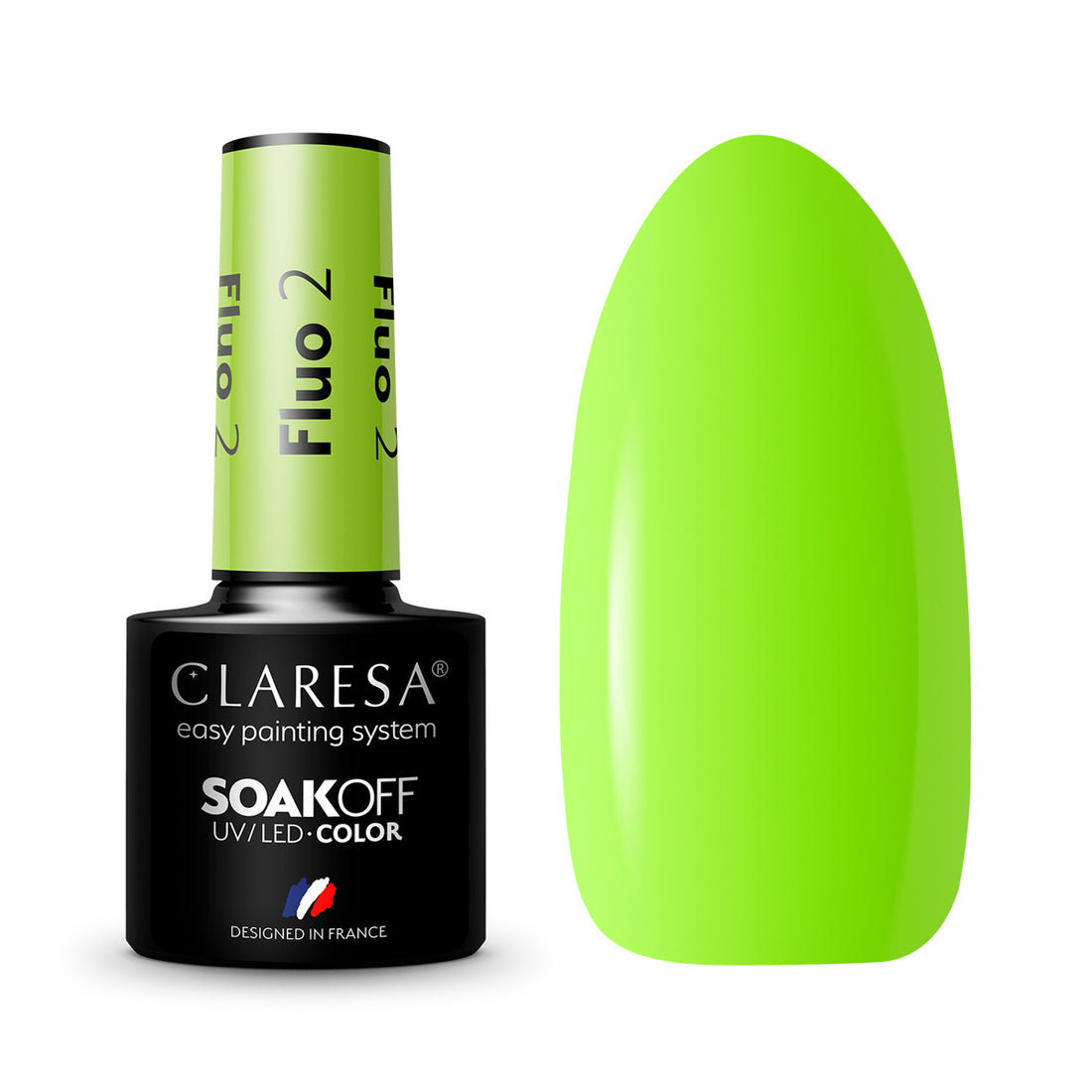 CLARESA Hybrid neglelak FLUO 2 -5g - Next Cosmeitcs