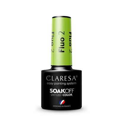 CLARESA Hybrid neglelak FLUO 2 -5g - Next Cosmeitcs