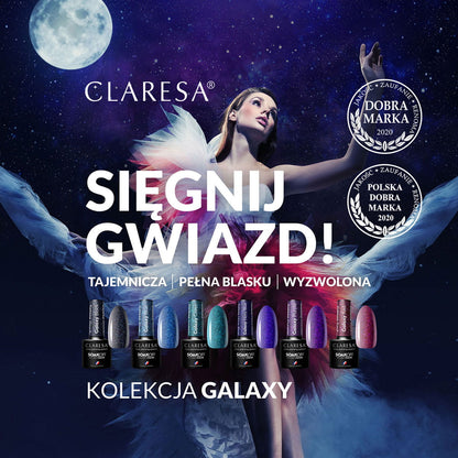 CLARESA Hybrid neglelak Galaxy Black 5g - Next Cosmeitcs