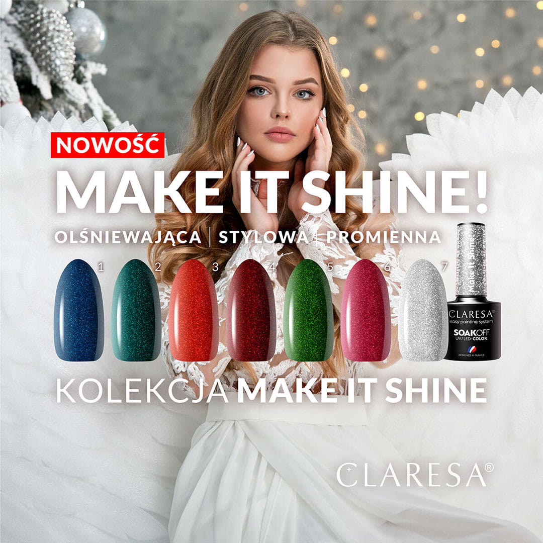 CLARESA Make It Shine 2 Hybrid Neglelak - 5 g