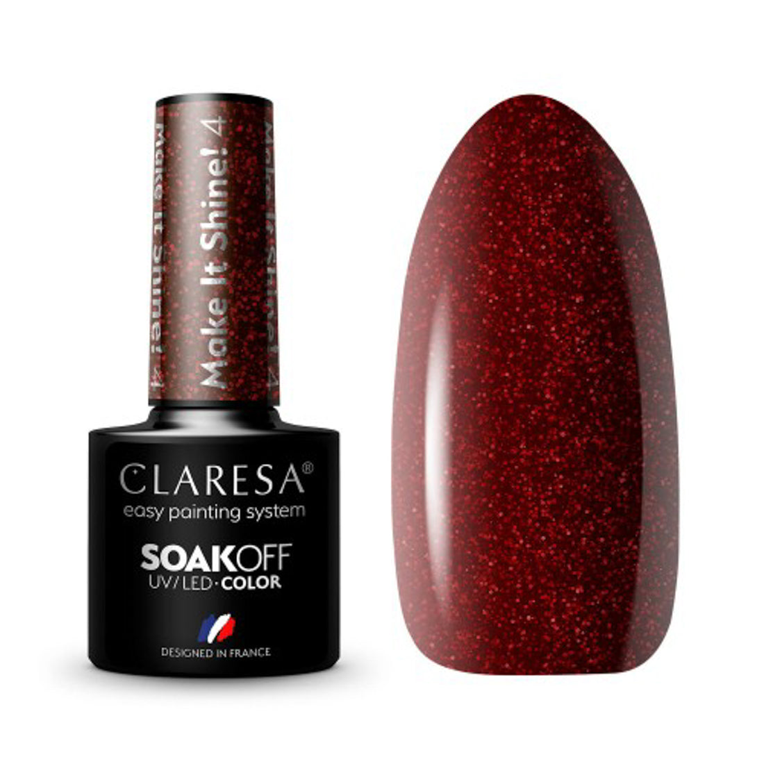 CLARESA Make It Shine 4 Hybrid Neglelak - 5 g