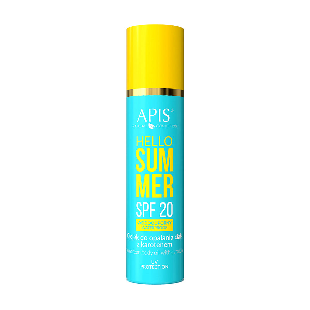 Apis Hello Summer Aktivator SPF 20 - Karotenkropsolie til solbadning - Next Cosmeitcs