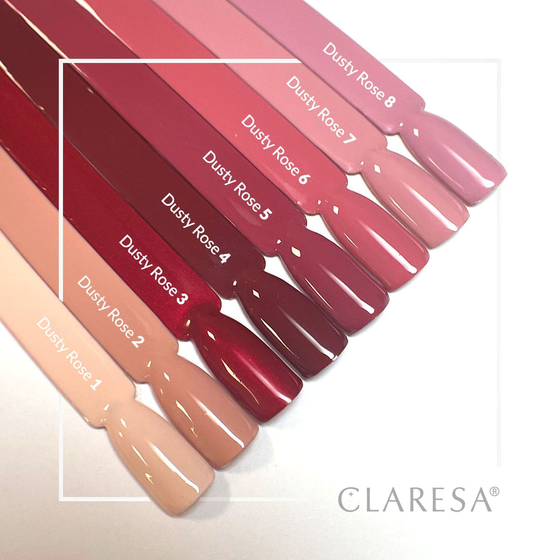 CLARESA Hybrid neglelak DUSTY ROSE 1 -5g - Next Cosmeitcs