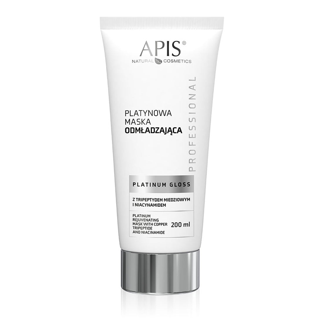 Apis platinum gloss Platinum foryngende maske med kobbertripeptid og niacinamid 200 ml