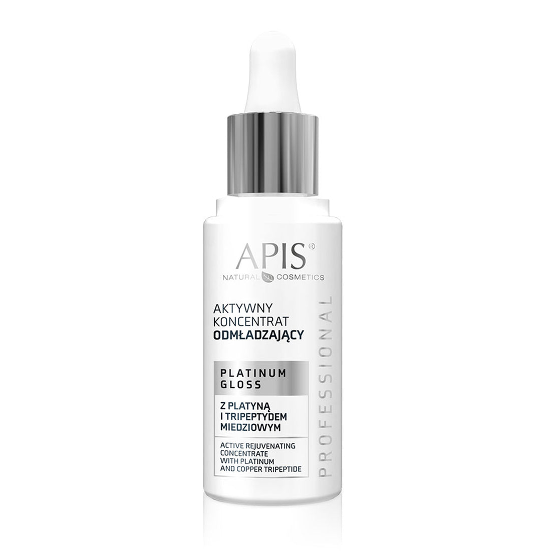 Apis platinum gloss Aktiv foryngende koncentrat med platin og kobber 30 ml