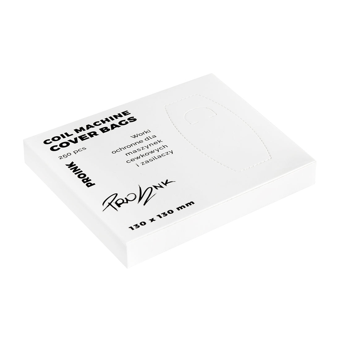 PRO INK Firkantet folie til tatoveringsmaskiner 250 stk. - Next Cosmeitcs