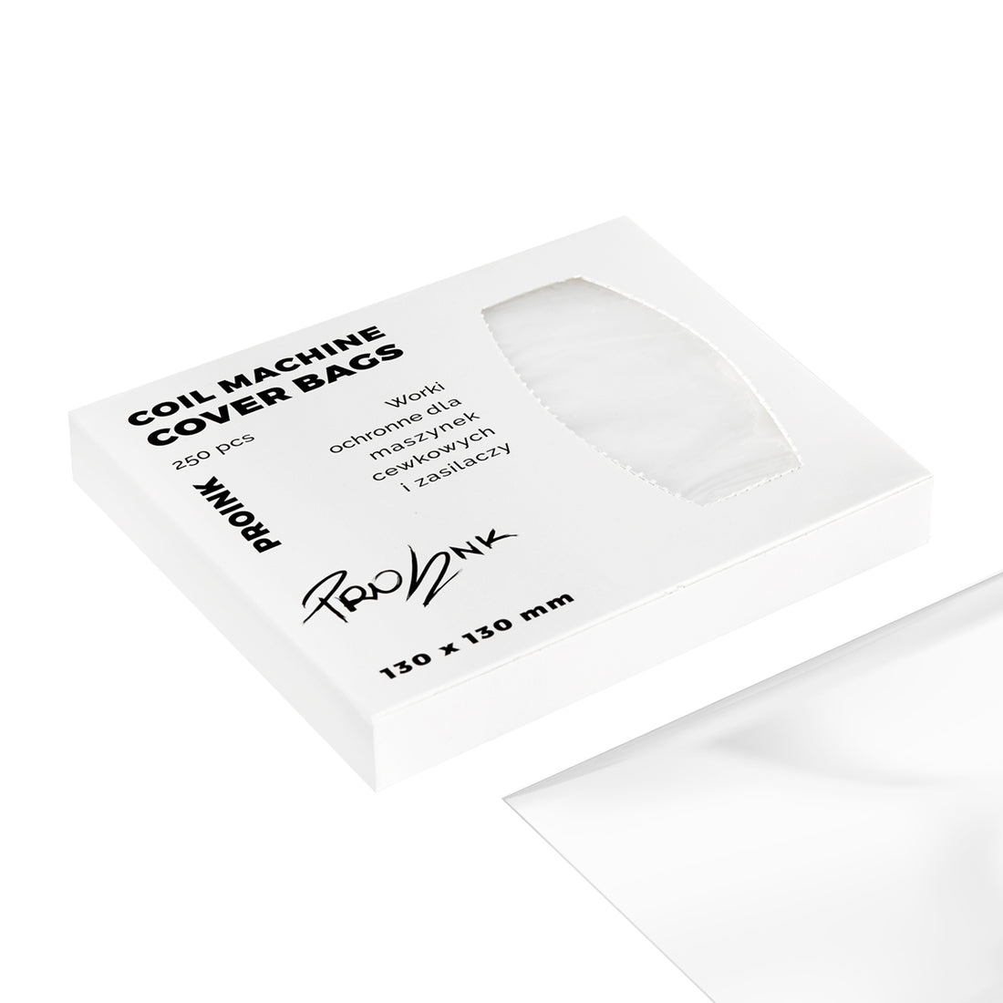 PRO INK Firkantet folie til tatoveringsmaskiner 250 stk. - Next Cosmeitcs