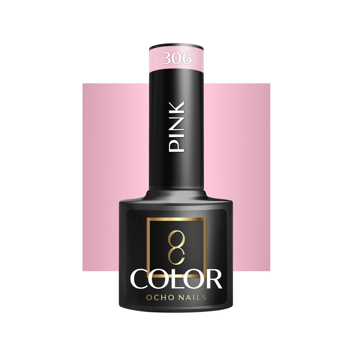 OCHO NAILS Hybrid Neglelak Pink 306 -5 g - Next Cosmeitcs