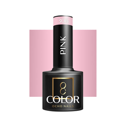 OCHO NAILS Hybrid Neglelak Pink 306 -5 g - Next Cosmeitcs