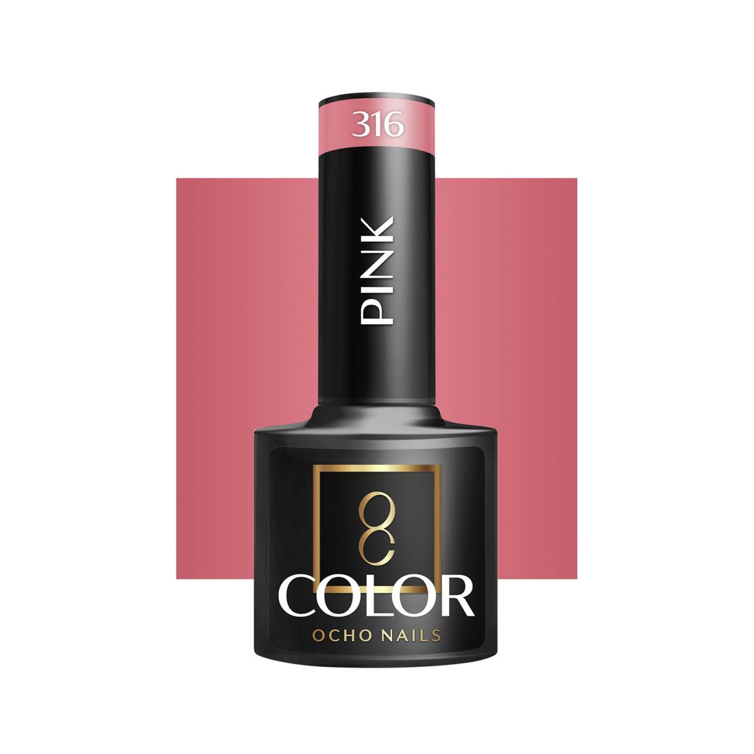 OCHO NAILS Hybrid Neglelak Pink 316 -5 g - Next Cosmeitcs