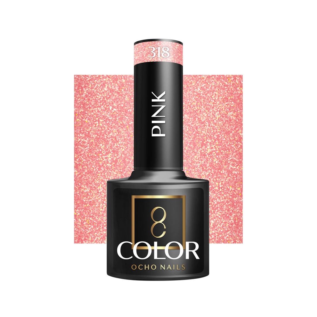 OCHO NAILS Hybrid Neglelak Pink 318 -5 g - Next Cosmeitcs
