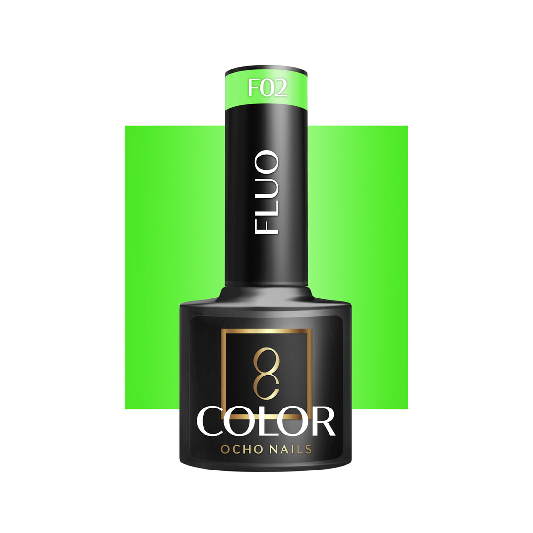 OCHO NAILS Hybrid neglelak Fluo F02 -5 g - Next Cosmeitcs