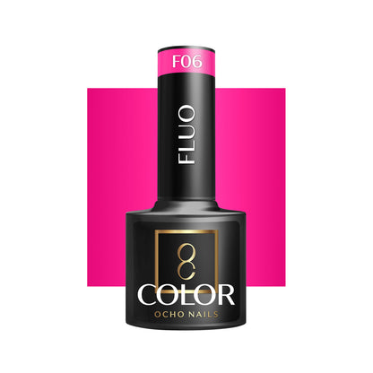 OCHO NAILS Hybrid neglelak Fluo F06 -5 g - Next Cosmeitcs