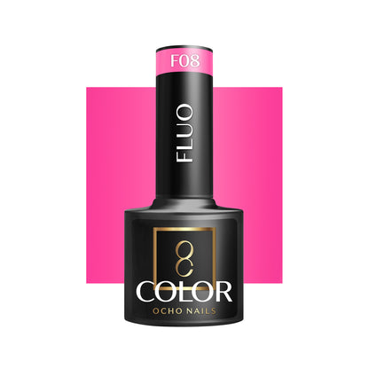 OCHO NAILS Hybrid neglelak Fluo F08 -5 g - Next Cosmeitcs