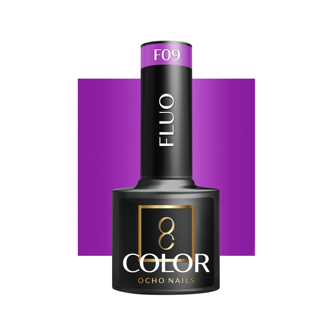 OCHO NAILS Hybrid neglelak Fluo F09 -5 g - Next Cosmeitcs