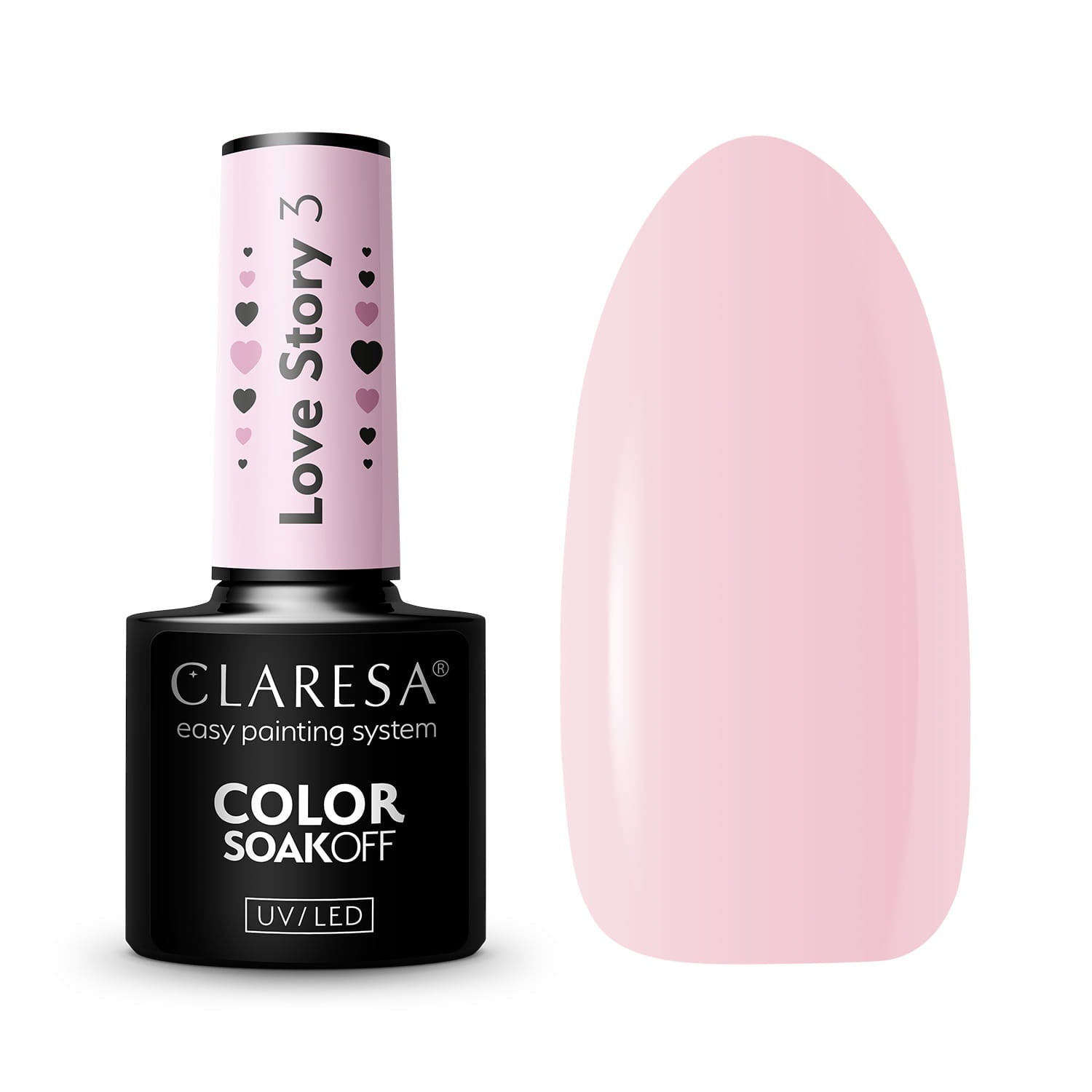 CLARESA LOVE STORY 3 Hybrid Neglelak - 5g