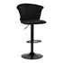 Barstol QS-B801 i Sort velour - Next Cosmeitcs