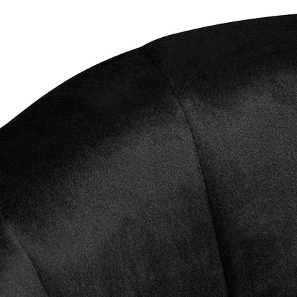 Barstol QS-B801 i Sort velour - Next Cosmeitcs