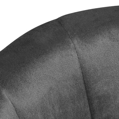 Barstol QS-B801 i Grå velour - Next Cosmeitcs