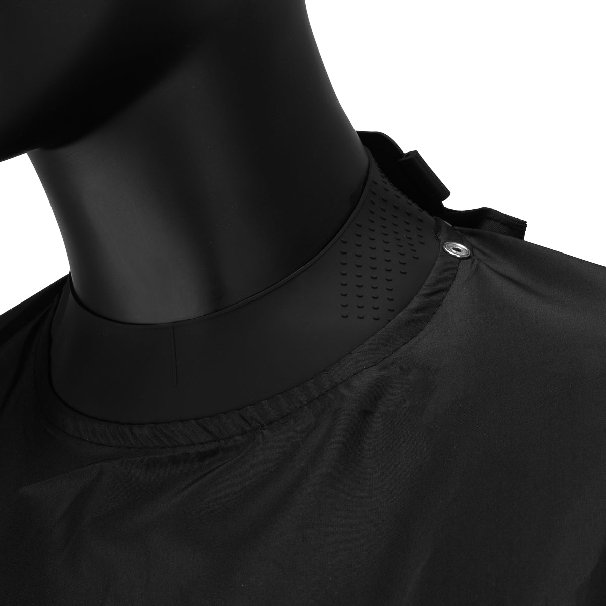 Hairdressing cape with rubber collar J-88