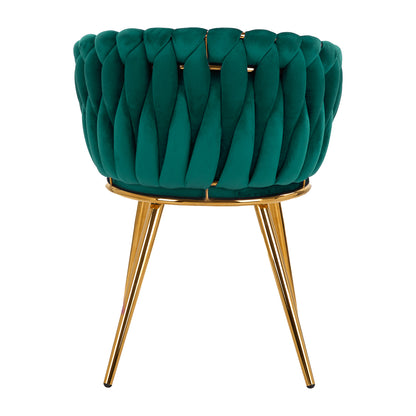 Makeup Stol QS-GW06G Velour Grøn