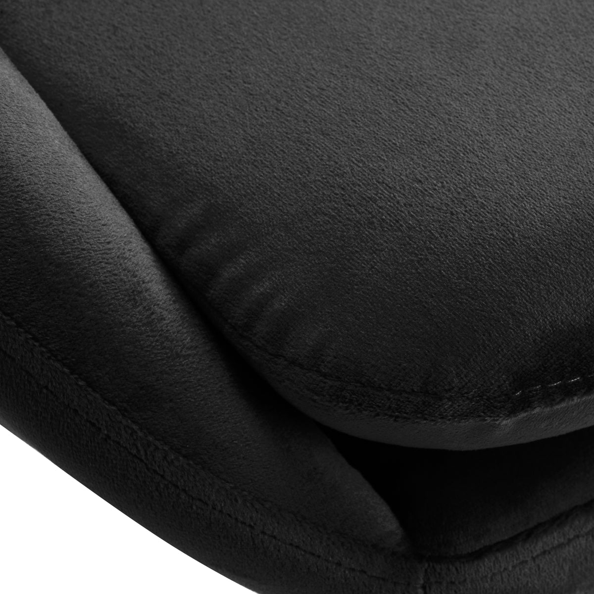 Drejestol QS-MF18G Velour Sort - Next Cosmeitcs