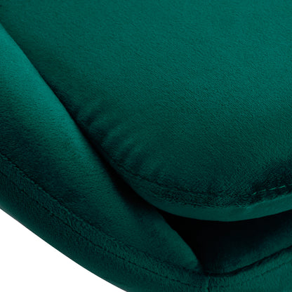 Drejestol QS-MF18G Velour Grøn - Next Cosmeitcs