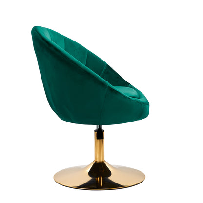 Drejestol QS-BL12B i Velour, Grøn - Next Cosmeitcs