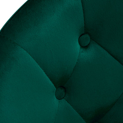 Drejestol QS-BL12B i Velour, Grøn - Next Cosmeitcs