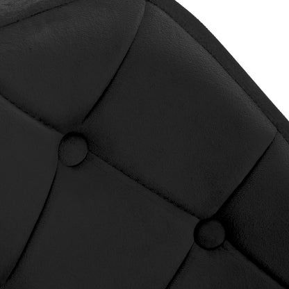 Drejestol QS-BL14G i Velour, Sort - Next Cosmeitcs