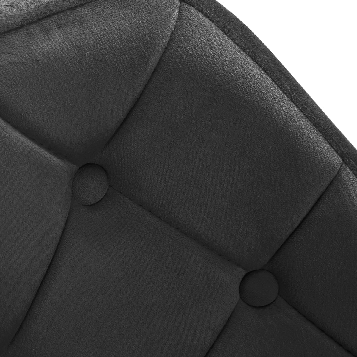 Drejestol QS-BL14G i grå velour - Next Cosmeitcs