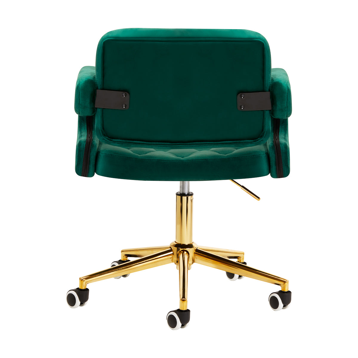 Drejestol med Hjul QS-OF213G Velour Grøn