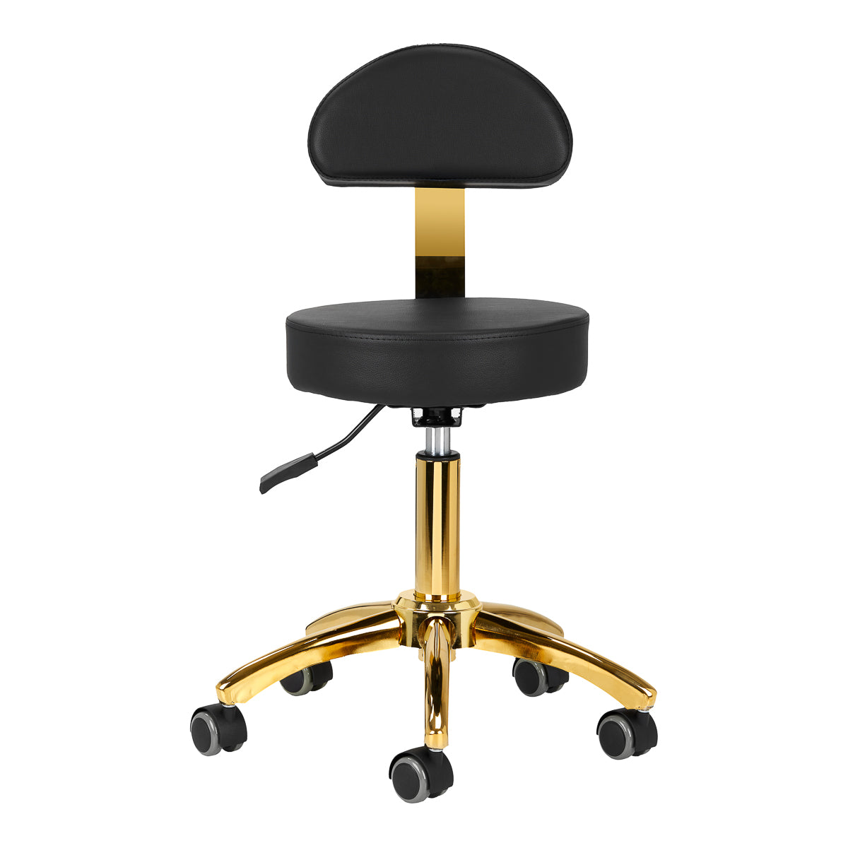 Kosmetisk Behandlerstol AM-304G Guld Sort - Next Cosmeitcs