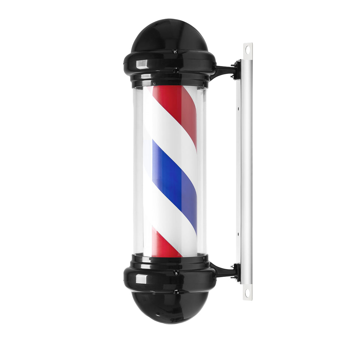 Oplyst Barbershop væglampe BB-02 sort, stor - Next Cosmeitcs