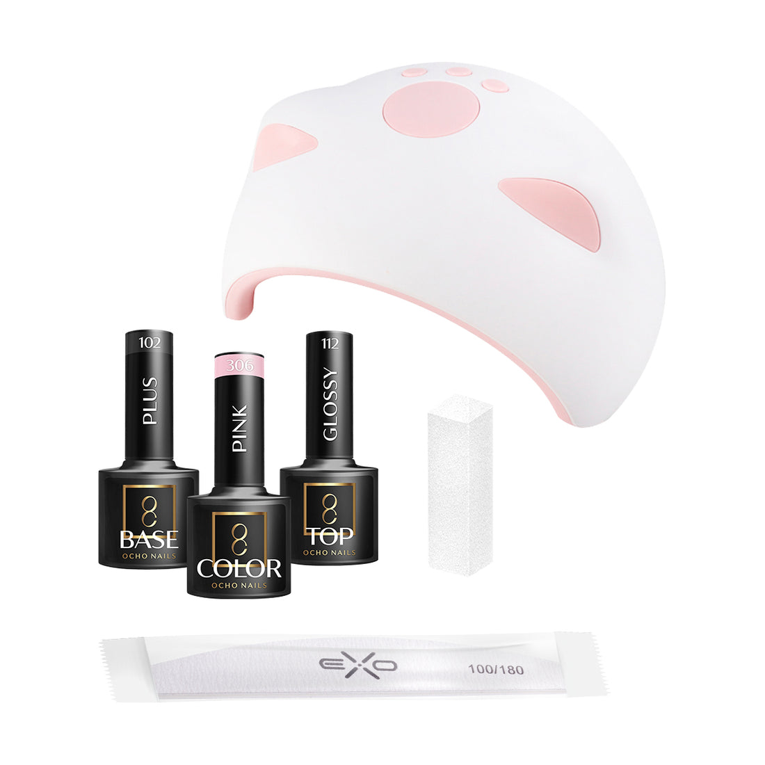 OCHO NAILS 8 Hybrid startsæt - Next Cosmeitcs