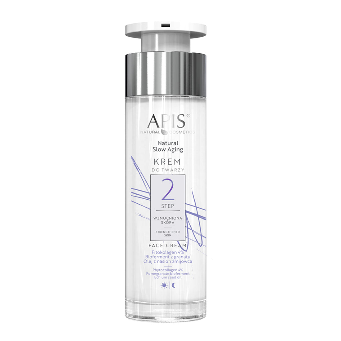 Anti-aging creams Apis Natural slow aging STEP 2 face cream strengthened skin 50 ml