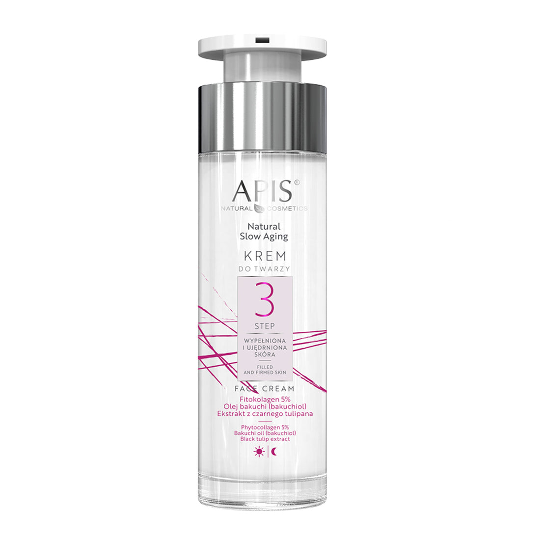 Anti-aging creams Apis Natural slow aging STEP 3 face cream plumped and firmed skin 50 ml