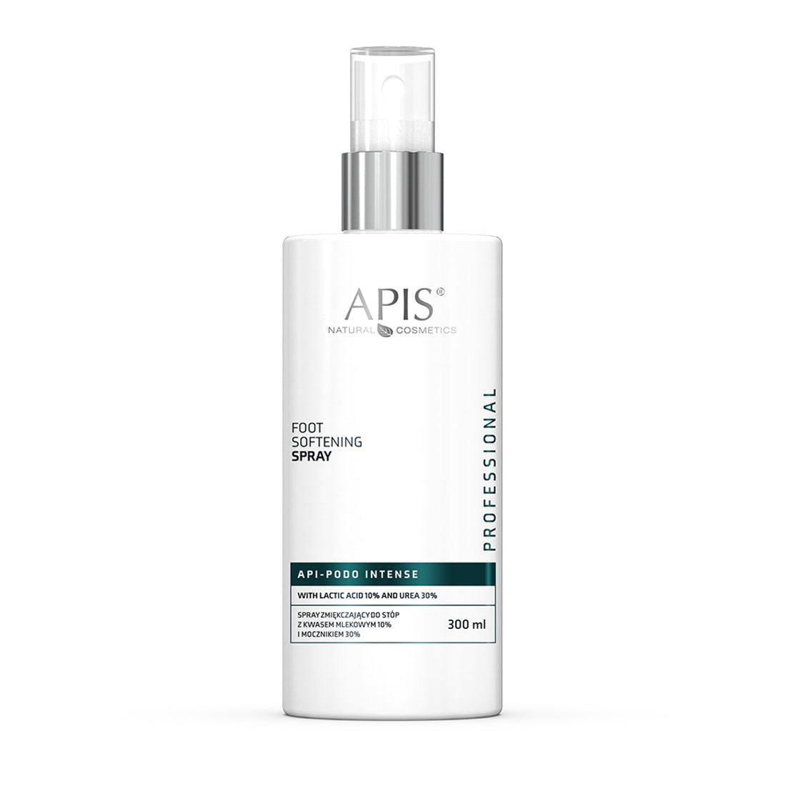 Apis Fodblødgørende spray med mælkesyre 10% og urinstof 30% 300ml - Next Cosmeitcs