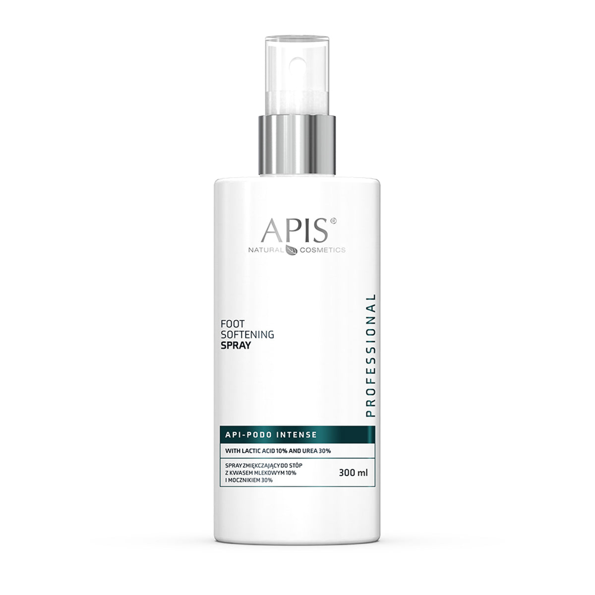 Apis Fodblødgørende spray med mælkesyre 10% og urinstof 30% 300ml - Next Cosmeitcs