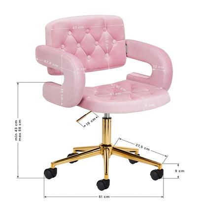 Drehstuhl QS-UTSO rosa