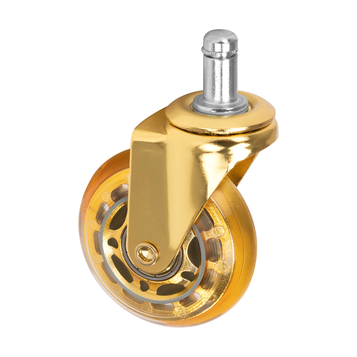 Goldene Gummirollen für Bürostühle, 5er-Set