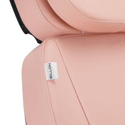 Elektrisk skønhedsstol SILLON CLASSIC 3 motorer pink og sort
